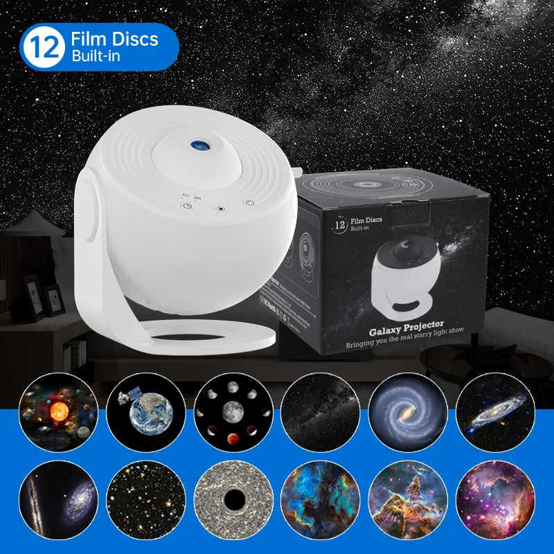 Projecteur Galaxie 360° | Veilleuse Étoiles Planétarium | Déco Chambre Enfant & Adulte