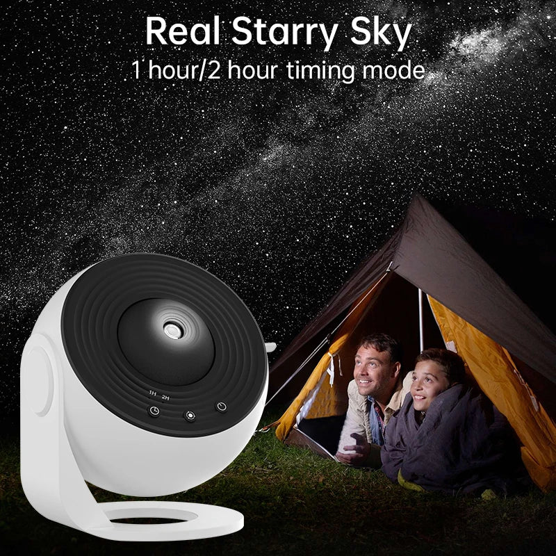 Projecteur Galaxie 360° | Veilleuse Étoiles Planétarium | Déco Chambre Enfant & Adulte