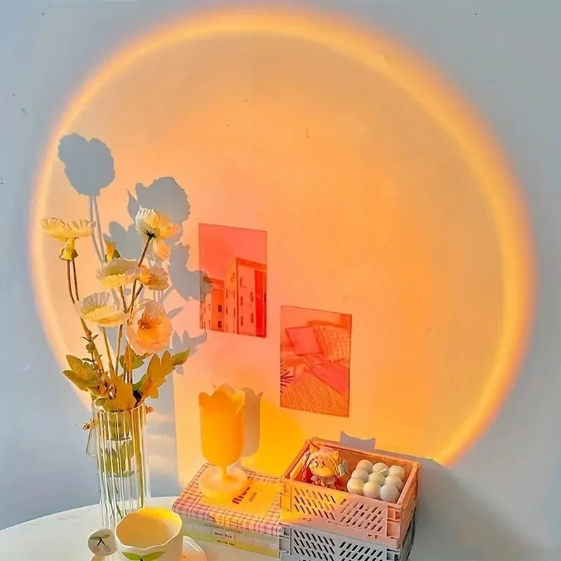 Lampe Sunset | Projection Coucher de Soleil | Décoration Chambre